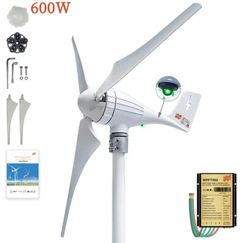 3 5 Labad 600W AC 12V 24V tuuliku Generaatori MPPT Kontroller Näidik Funktsioon Kõrge Effcient Leibkonna Tuule Generaator